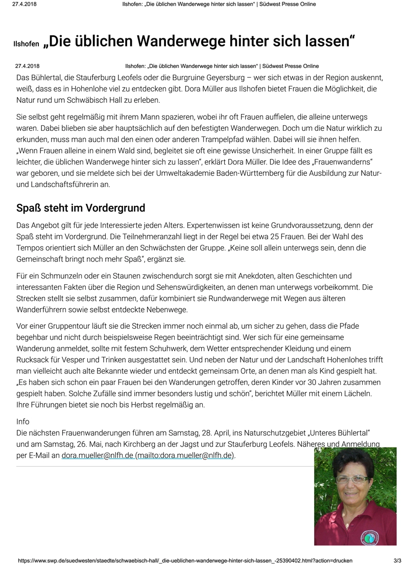 2018 04 28 Ilshofen Südwest Presse Online 3